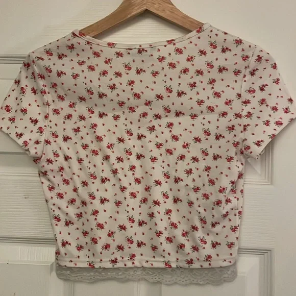 Floral crop top - Picture 3 of 3